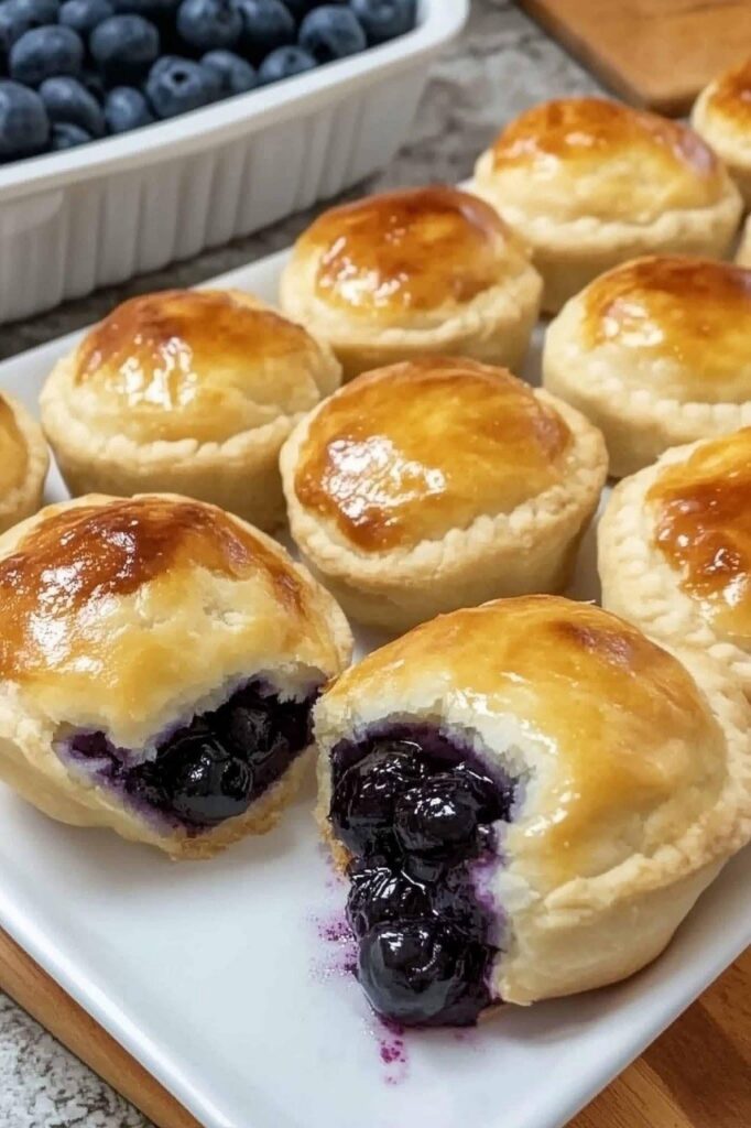 Air Fryer Blueberry Biscuit Bombs