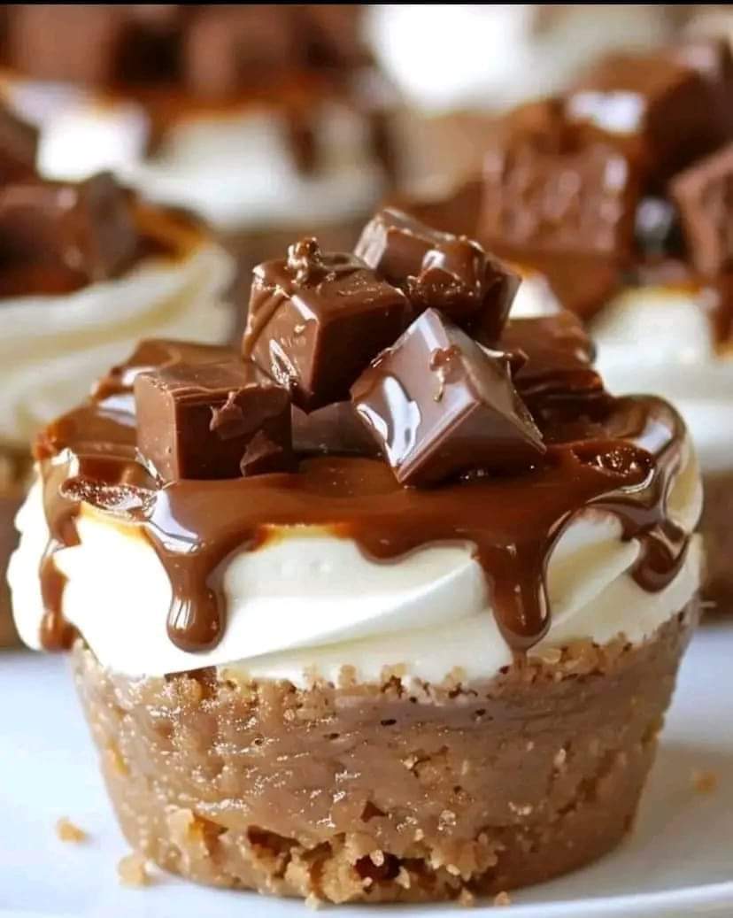 Elegant Mini Rolo Cheesecakes Recipe. - FULL RECIPE