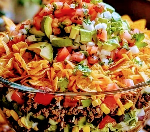 7 Layer Taco Salad - FULL RECIPE