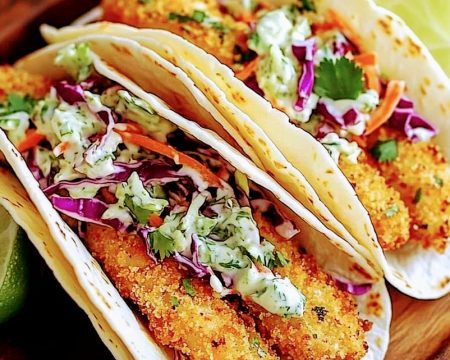 CRISPY FISH TACOS WITH CILANTRO LIME SLAW intelligence overview