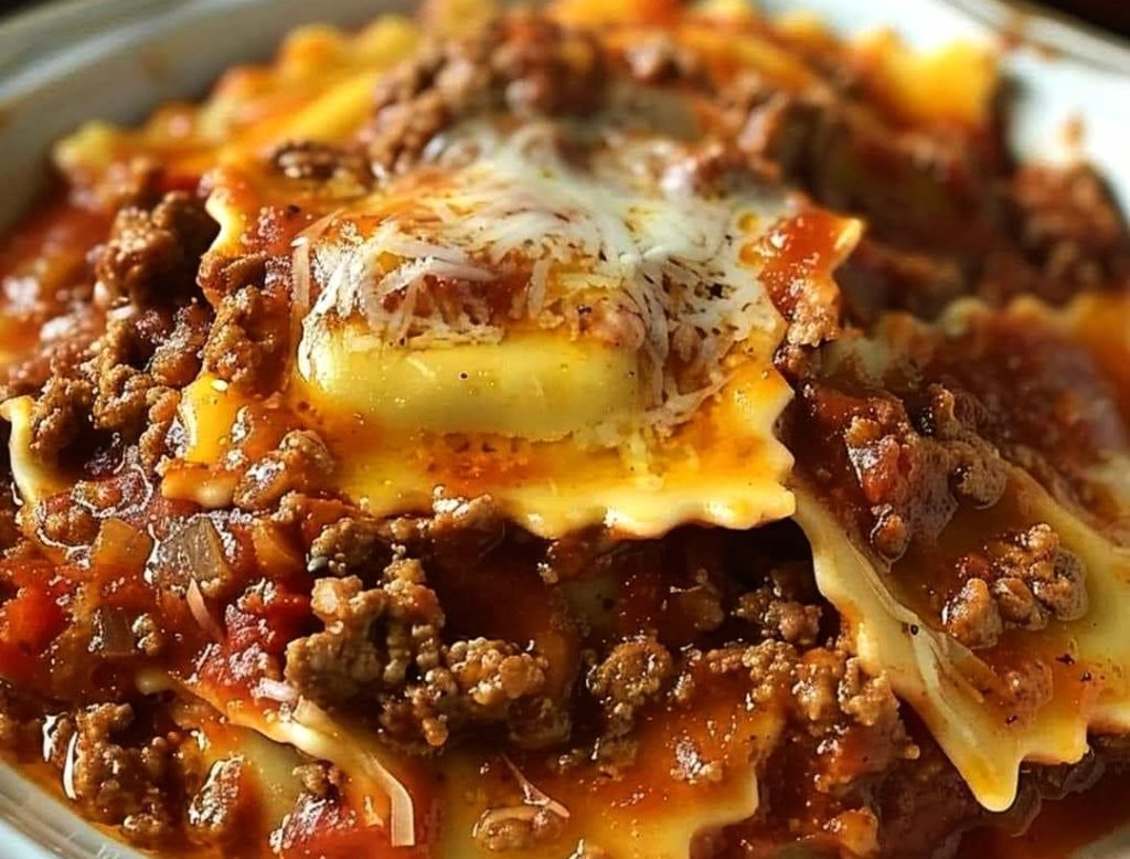 Easy Crockpot Ravioli Lasagna Recipe FULL RECIPE