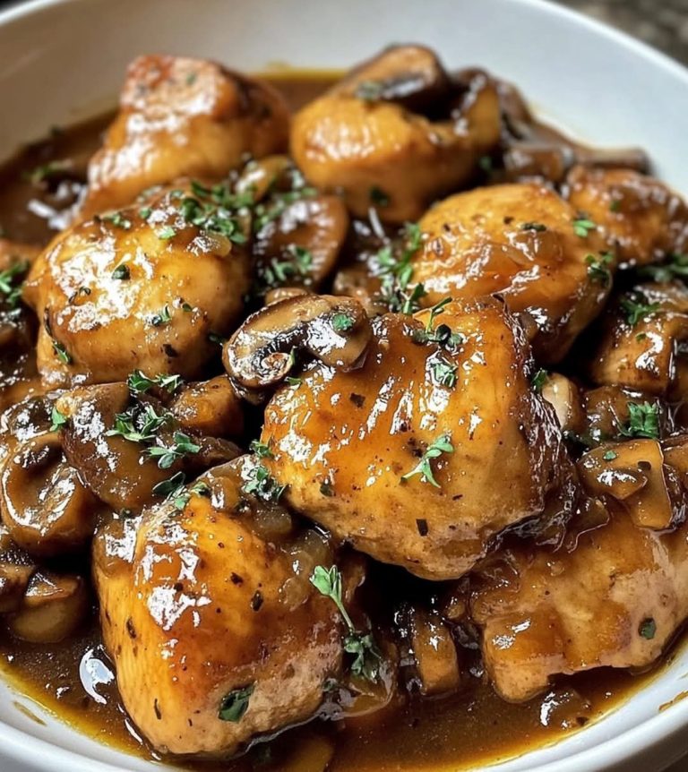 Slow Cooker Chicken in Mushroom Sauce