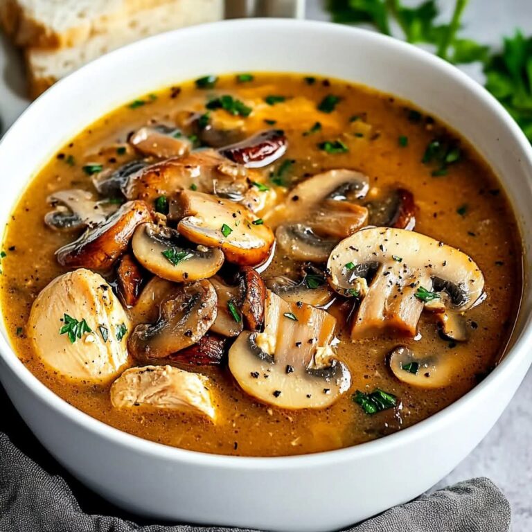 Creamy Rotisserie Chicken Mushroom Soup – A Cozy One-Pot Dinner