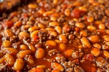 Hearty Baked Beans & Ground Beef Casserole - FULL RECIPE