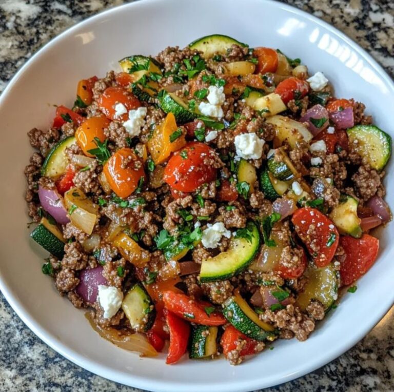 How to Make Mediterranean Ground Beef Stir Fry