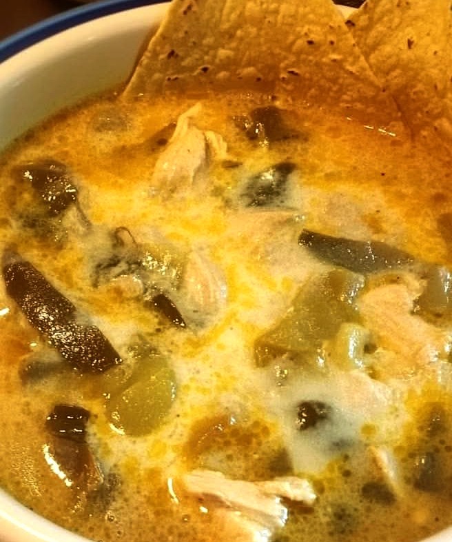Poblano Chicken Tortilla Soup