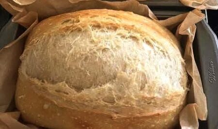 Easy No Knead Homemade Sandwich Bread Full Recipe
