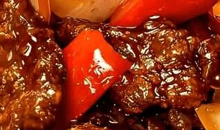 Crispy Beef Stir-Fry with Peppers and Onions Crispy Beef Stir-Fry with Peppers and Onions