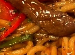 Spaghetti with Black Pepper Sauce