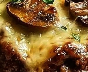 Mushroom Swiss Cheese Meatloaf