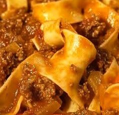 Authentic Pappardelle alla Bolognese