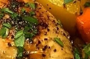 One-Pan Roasted Chicken Drumsticks with Vegetables One-Pan Roasted Chicken Drumsticks with Vegetables