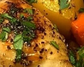 One-Pan Roasted Chicken Drumsticks with Vegetables