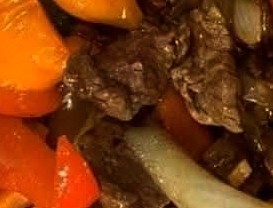 Slow Cooker Pepper Steak with Tender Beef Strips