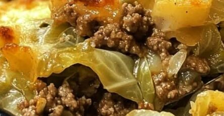 Hearty Cabbage and Ground Beef Casserole