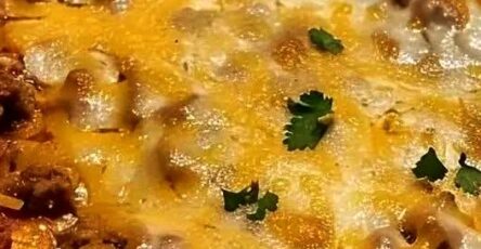 Cheesy Mexican Taco Lasagna Casserole