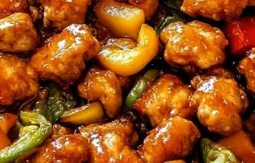 Easy Sheet Pan Sticky Sweet and Sour Chicken