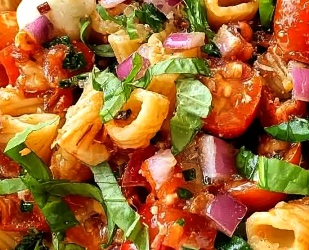 Bruschetta Pasta Salad Recipe