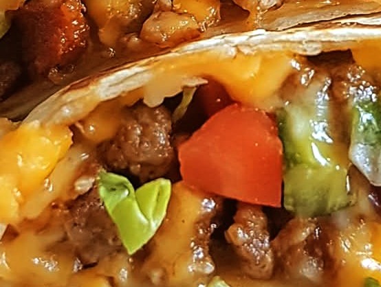 Loaded Cheesy Pocket Tacos