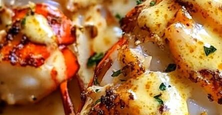 Creamy Garlic Butter Lobster Tails