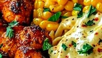 Creamy Cajun Chicken Alfredo with Chili Garlic Butter & Sweet Corn Pasta Twists Creamy Cajun Chicken Alfredo with Chili Garlic Butter & Sweet Corn Pasta Twists