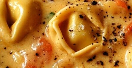 Easy Creamy Tortellini Soup Recipe