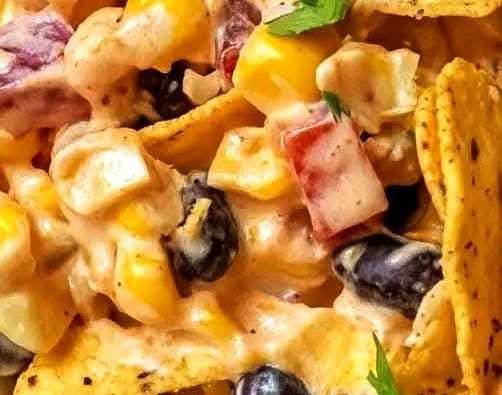 Crunchy Frito Corn Salad with Black Beans and Cheddar