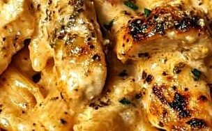 Southern Garlic Parmesan Chicken Penne Pasta