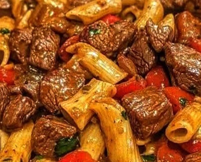 One-Pot Zesty Steak Pasta