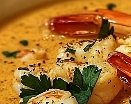 Creamy Crab and Shrimp Seafood Bisque