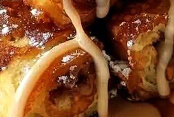 Cinnamon Roll French Toast Sticks with Cream Cheese Icing