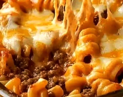 Cheesy Hamburger Casserole Recipe