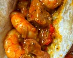 Mexican Garlic Shrimp Tacos with Fresh Cilantro & Lime