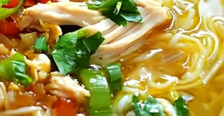 Cozy Chicken Vermicelli Soup Delight