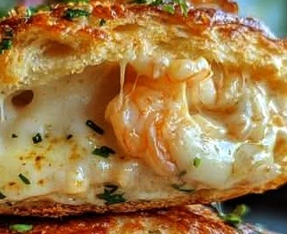 Shrimp and Crab Nacho Biscuit Melts