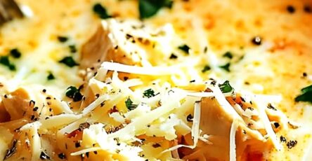 Crockpot Velvety Chicken Parmesan Soup
