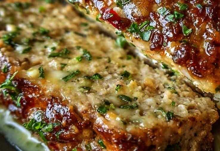 Juicy Garlic Parmesan Chicken Meatloaf Recipe
