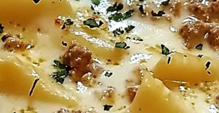 Creamy Alfredo Lasagna Soup