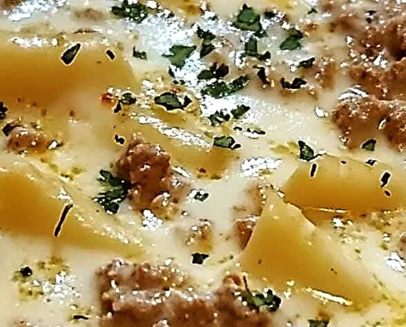 Creamy Alfredo Lasagna Soup