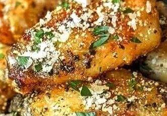 Crispy Garlic Parmesan Lemon Pepper Wings Recipe