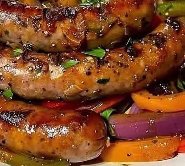 Sizzling Italian Sausage with Peppers and Onions