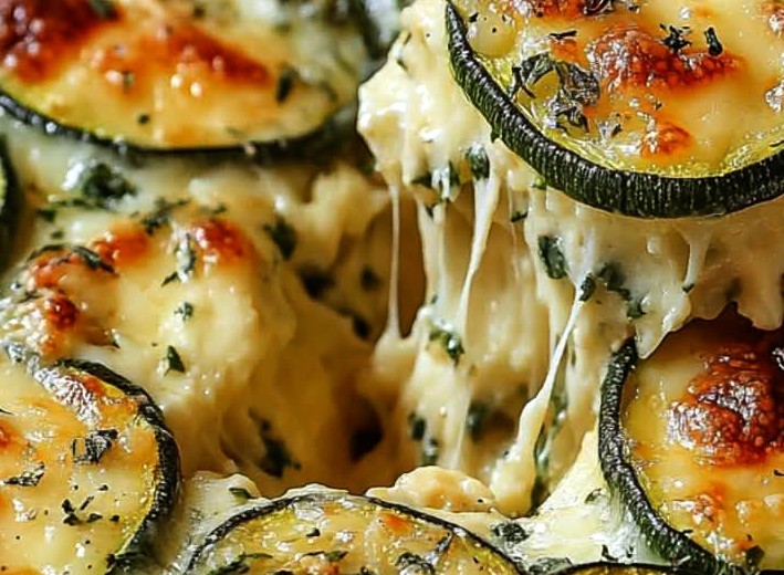 Cheesy Baked Zucchini Casserole