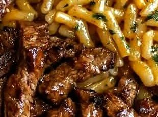 One-Pot Smoky Honey BBQ Steak Pasta