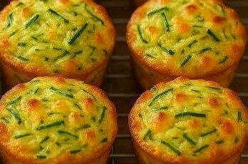 Savory Zucchini, Potato, Carrot & Cheese Muffins