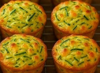 Savory Zucchini, Potato, Carrot & Cheese Muffins