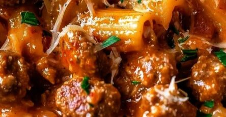Creamy Sausage Rigatoni Pasta Recipe
