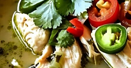 Zesty Green Chili Chicken Soup