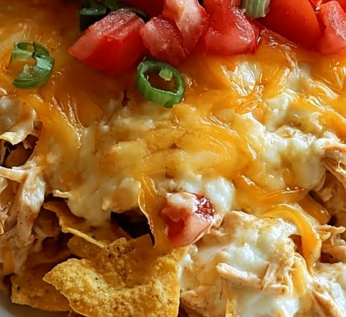Creamy Mexican Chicken Tortilla Casserole