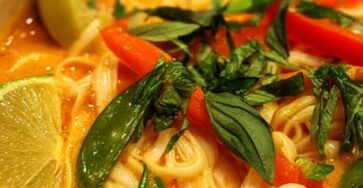 Thai Vegetable Noodle Soup