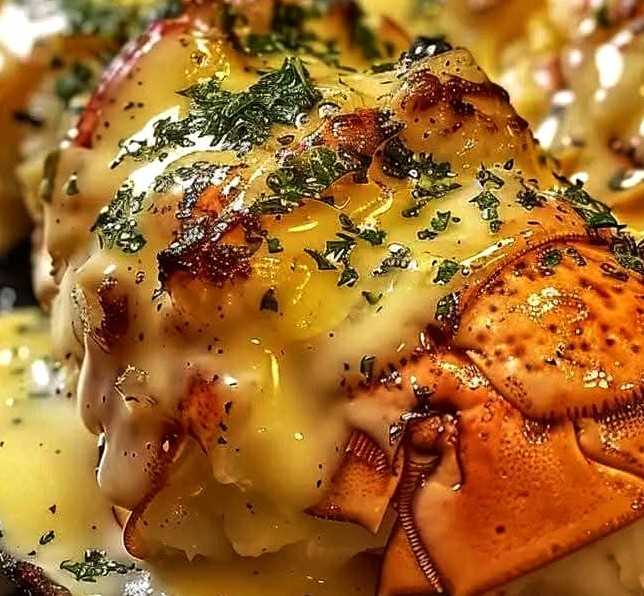 Creamy Garlic Butter Lobster Tails